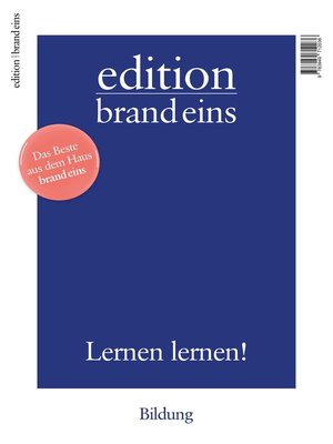 cover image of edition brand eins
